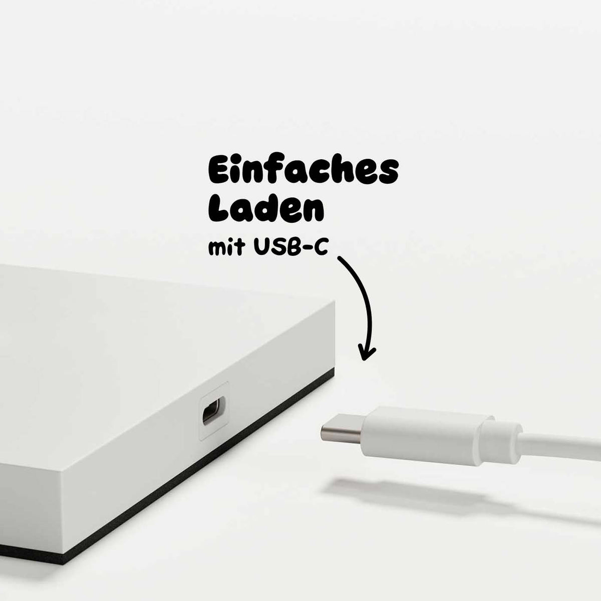 Einfach zu laden: Sigor Nuindie Akku-Tischleuchte, in #Farbe_Schneeweiss