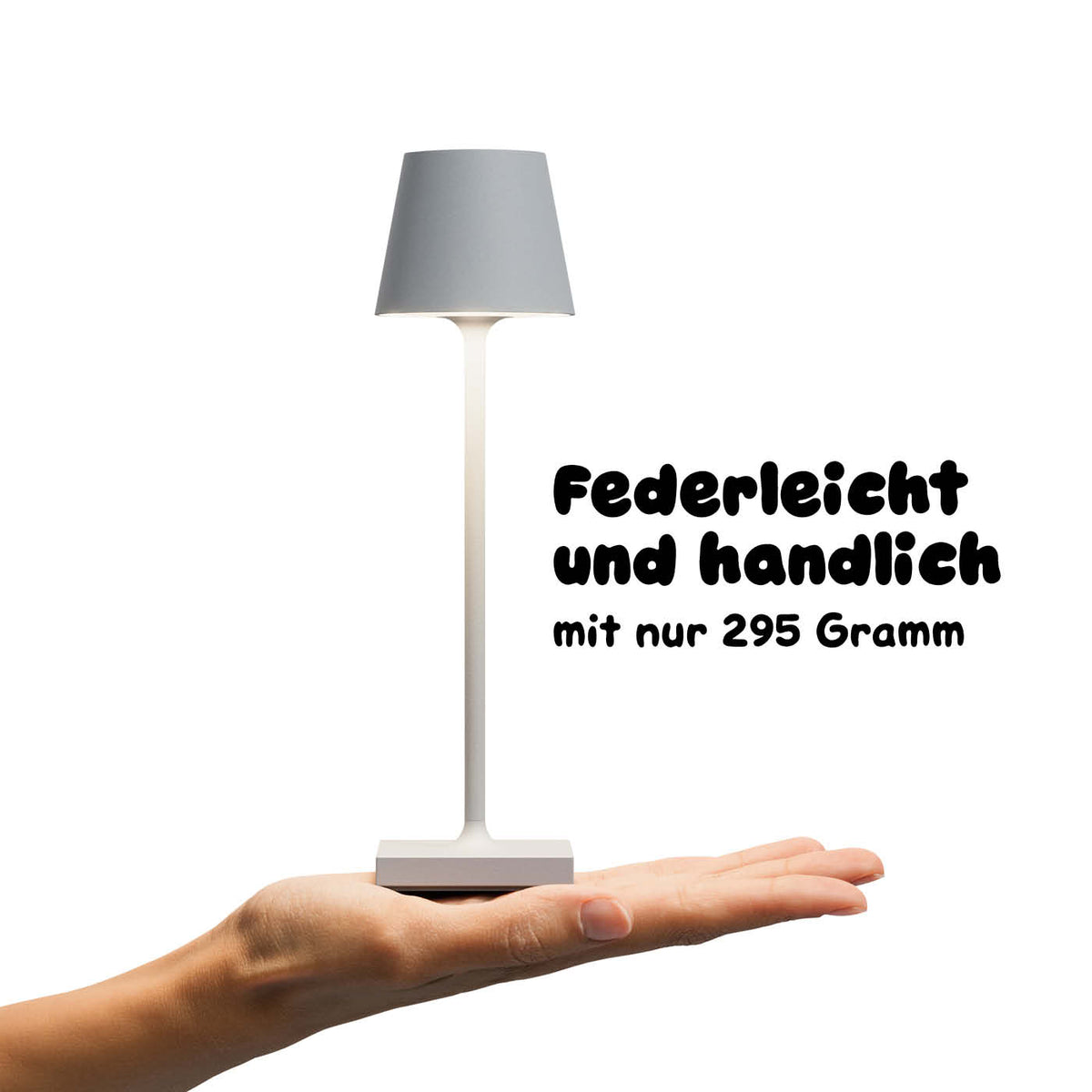 Federleicht: Sigor Nuindie pocket Akku-Leuchte in #Farbe_Nebelgrau