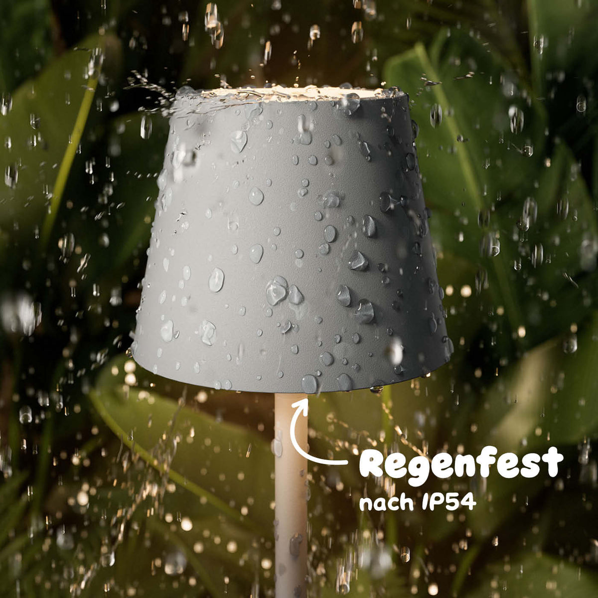 Rgenfest: Sigor Nuindie pocket Akku-Leuchte in #Farbe_Nebelgrau