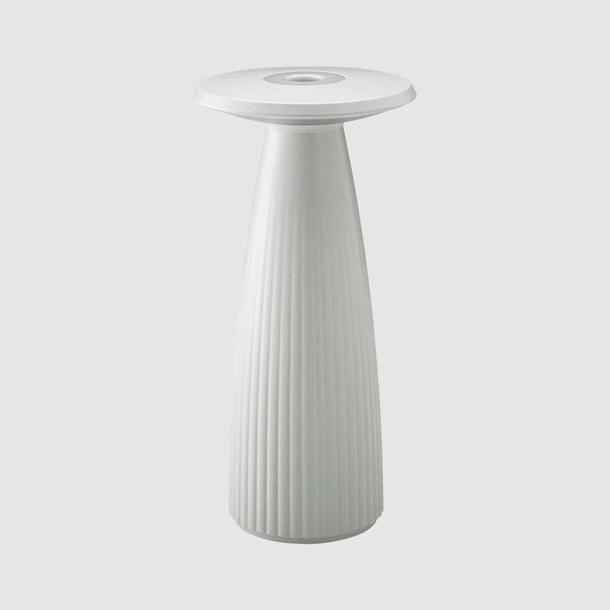 Sigor Nuflair Akku-Tischleuchte und Vase mit LED-Beleuchtung in #Farbe_Schneeweiss