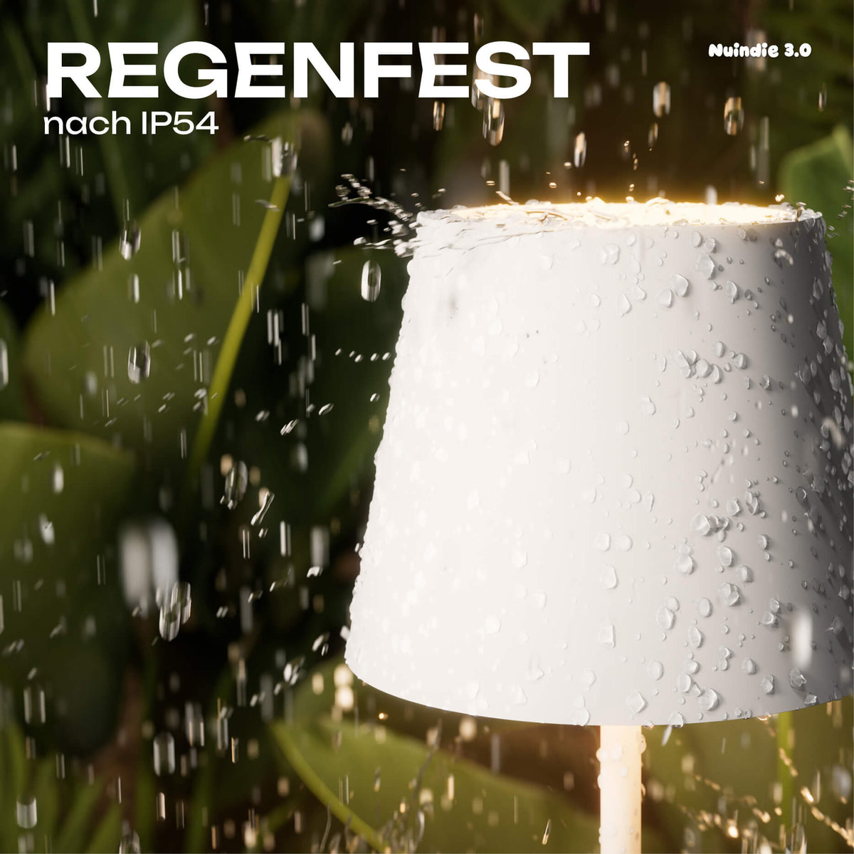 Rgenfest: Akku-Tischleuchte Sigor Nuindie 3.0 in #Farbe_Schneeweiss