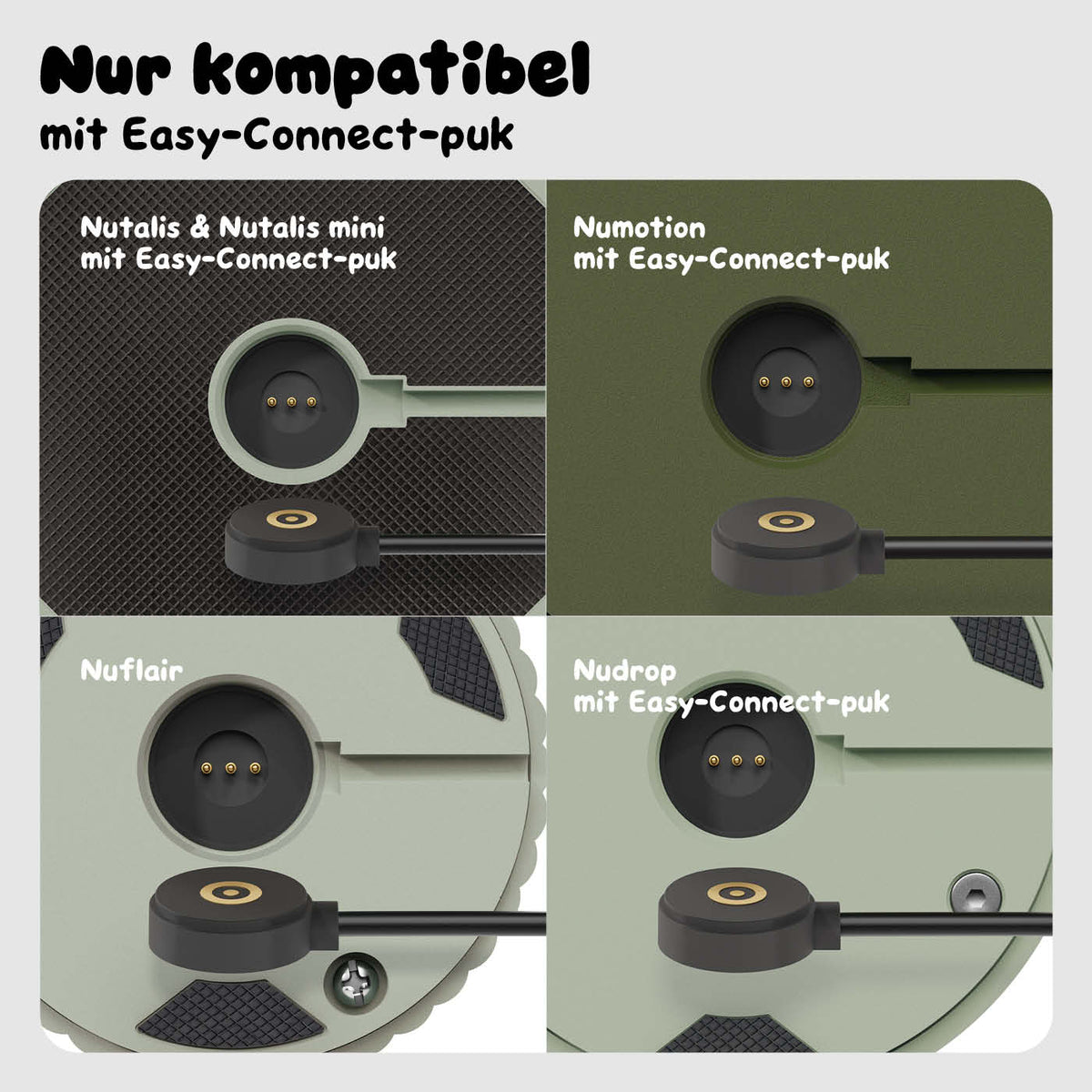 Kompabilität des Sigor Nuindie Easy-Connect Puk Ladekabel