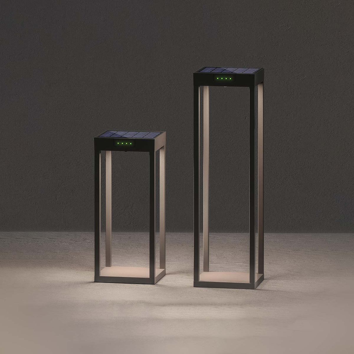 Klewe Radia mini und maxi Akku-Solarleuchte 