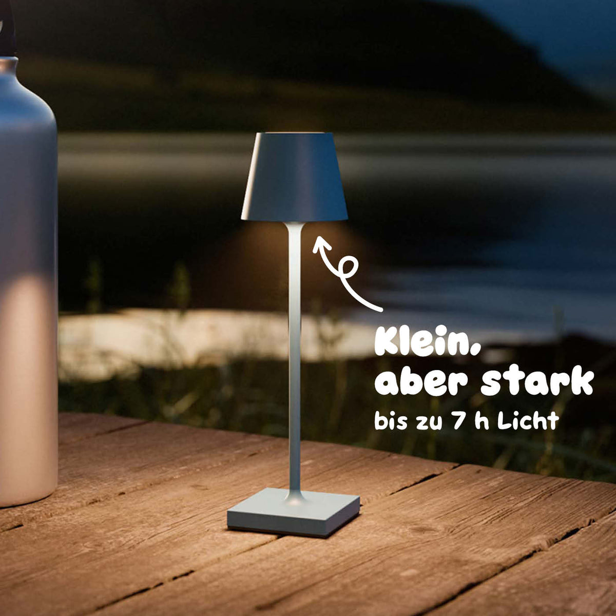 Starker Akku: Sigor Nuindie pocket Akku-Leuchte in #Farbe_Delfinblau