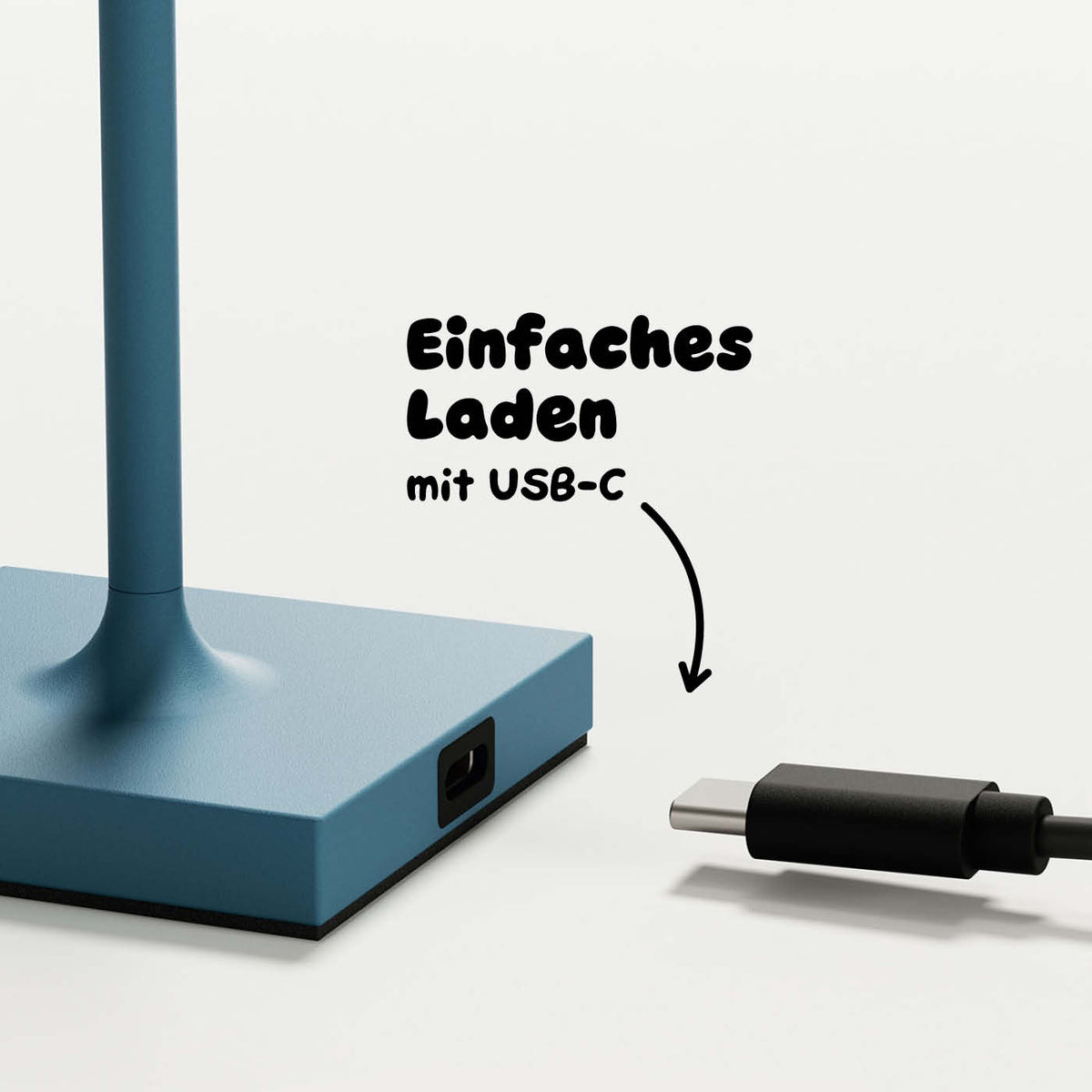 Einfaches Laden: Sigor Nuindie pocket Akku-Leuchte in #Farbe_Delfinblau