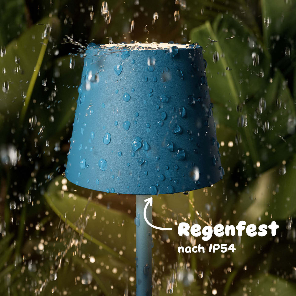 Regenfest: Sigor Nuindie pocket Akku-Leuchte in #Farbe_Delfinblau