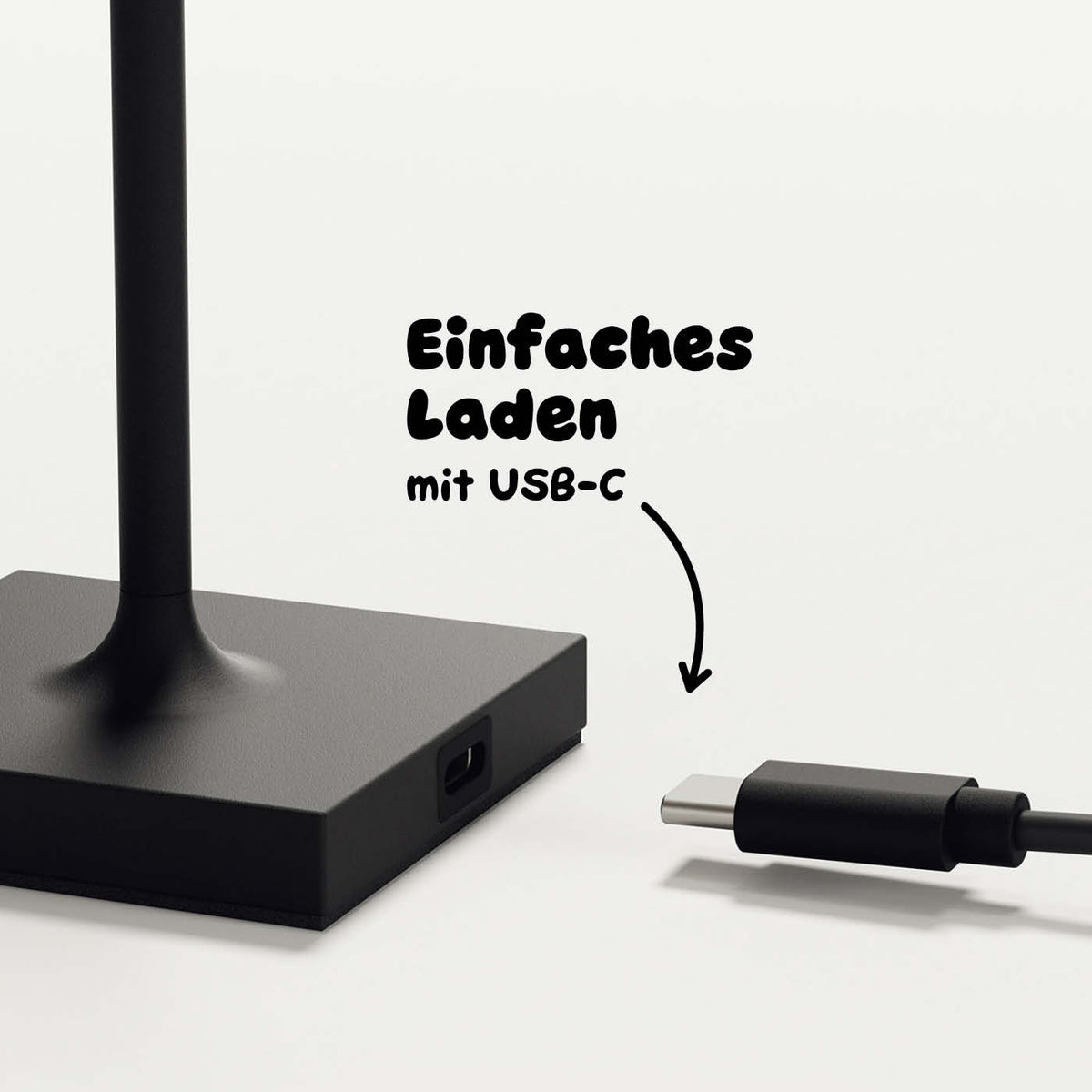 Einfaches Laden: Sigor Nuindie pocket Akku-Leuchte in #Farbe_Nachtschwarz