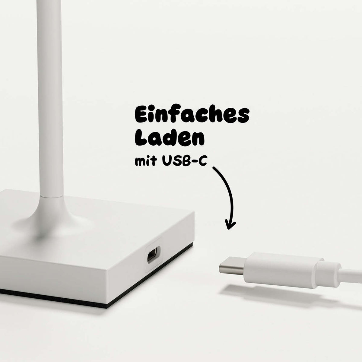 Einfaches Laden: Sigor Nuindie pocket Akku-Leuchte in #Farbe_Schneeweiss