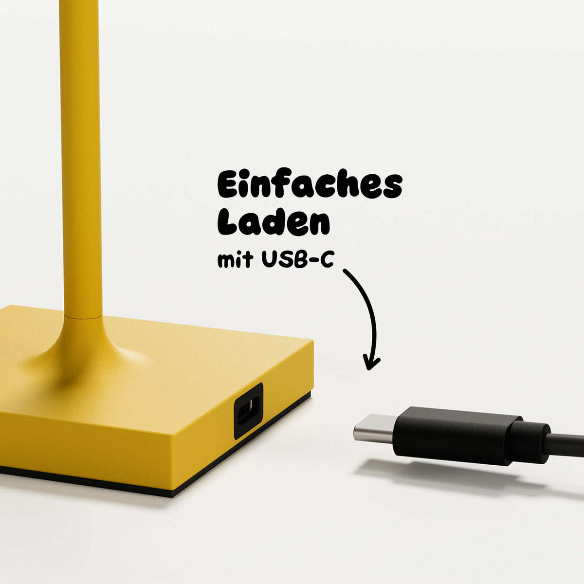 Einfaches Laden: Sigor Nuindie pocket Akku-Leuchte in #Farbe_Sonnengelb