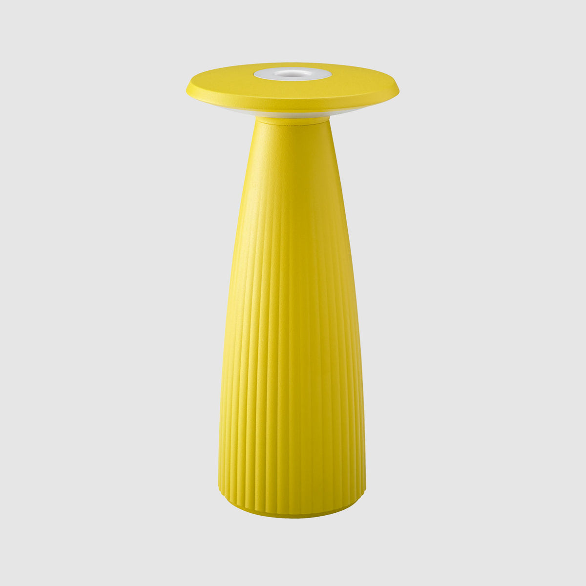 Sigor Nuflair Akku-Tischleuchte und Vase mit LED-Beleuchtung in #Farbe_Sonnengelb