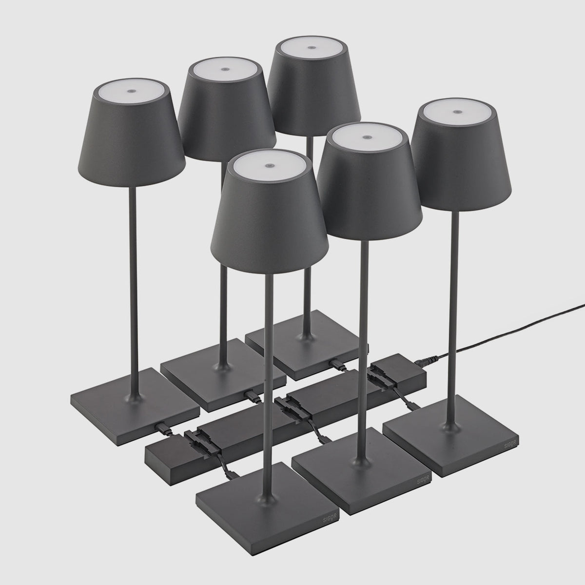 Ideal für die Gastronomie: Sigor Nuindie USB-C 6-fach Ladestation